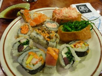 sushi plate